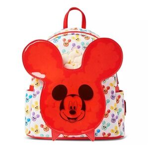 New Disney Parks Mickey Balloon Popcorn Bucket Loungefly Mini Backpack Scented
